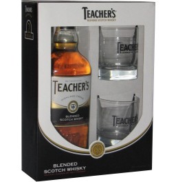 Виски Teacher's Highland Cream, gift box with 2 glasses, 0.75 л