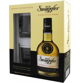 Виски "Old Smuggler", gift box with 2 glasses, 0.7 л