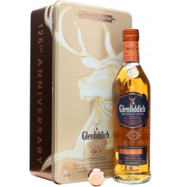 Виски Glenfiddich, 125th Anniversary Edition, metal box, 0.75 л