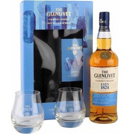 Виски The Glenlivet "Founder's Reserve", gift box with 2 glasses, 0.7 л