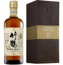 Виски Nikka, "Taketsuru" Pure Malt 17 Years Old, wooden box, 0.7 л