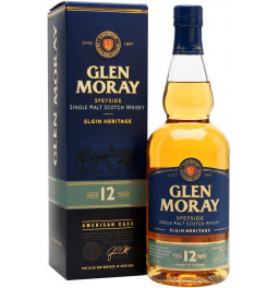 Виски Glen Moray 12 years, gift box, 0.7 л