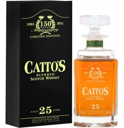Виски Cattos, 25 Years Old, gift box, 0.7 л
