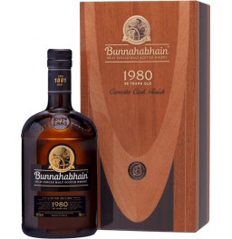 Виски "Bunnahabhain" Canasta Cask Finish, 1980, wooden box, 0.7 л