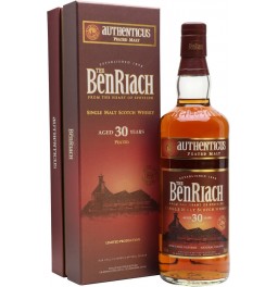 Виски Benriach, "Authenticus" Peated, 30 Years Old, gift box, 0.7 л