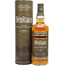 Виски Benriach, "Temporis" Peated 21 Years Old, in tube, 0.7 л