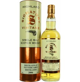 Виски Signatory Vintage, "86 Proof Collection" Fettercairn 11 Years, 2006, metal tube, 0.7 л