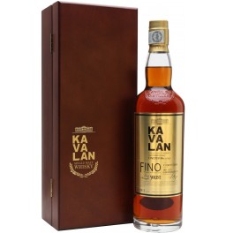 Виски Kavalan, "Solist" Fino Sherry Cask (56,3%), wooden box, 0.7 л