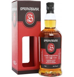 Виски "Springbank" Cask Strength (56,3%), 12 Years Old, gift box, 0.7 л