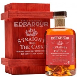 Виски "Edradour" 11 Years Old, Burgundy Cask Matured, 2006, wooden box, 0.5 л