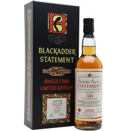Виски Blackadder, "Raw Cask Statement" Macallan 27 Years Old, 1989, gift box, 0.7 л