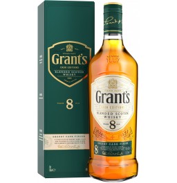 Виски "Grant's" Sherry Cask Finish 8 Years Old, gift box, 0.7 л