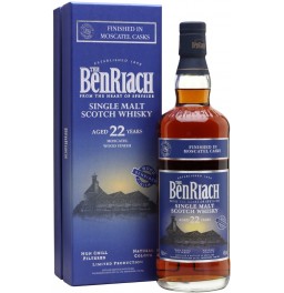 Виски "Benriach" Moscatel Finish 22 Years Old, gift box, 0.7 л