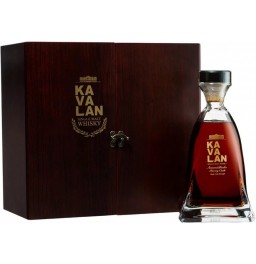 Виски Kavalan, "Solist" Amontillado Sherry Cask (57,1%), wooden box with glass, 0.95 л