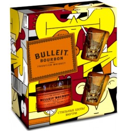 Виски "Bulleit" Bourbon, gift box with 2 glasses, 0.7 л