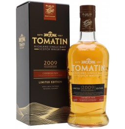 Виски Tomatin, "Limited Edition" Caribbean Rum, 2009, gift box, 0.7 л