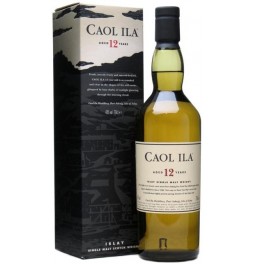 Виски "Caol Ila" malt 12 years old, with box, 0.7 л