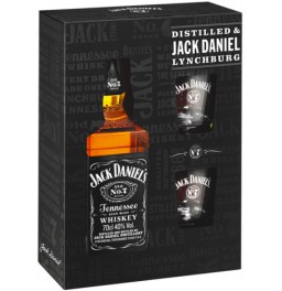 Виски "Jack Daniel's", in box with 2 glasses, 0.7 л