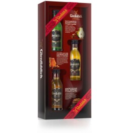 Виски Glenfiddich, gift set with 3 miniature bottles (12 YO, 15 YO, 18 YO), 50 мл