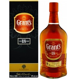 Виски "Grant's" Rare Old, Aged 18 Years, gift tube, 0.75 л