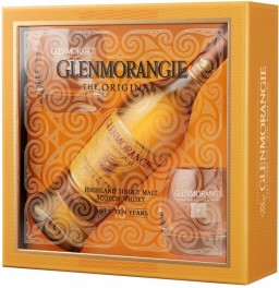 Виски "Glenmorangie" The Original, with 2 glasses in gift box, 0.7 л