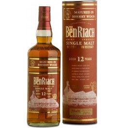 Виски Benriach, Sherry Wood Matured, 12 years old, in tube, 0.7 л