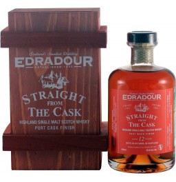 Виски Edradour 12 years, Port Wood Finish, 2001, gift box, 0.5 л