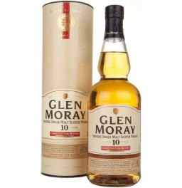 Виски "Glen Moray" 10 YO, Chardonnay Cask Matured, gift tube, 0.7 л