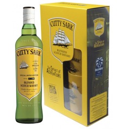 Виски "Cutty Sark", gift box with two glasses, 0.7 л