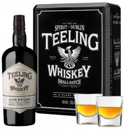 Виски Teeling, Irish Whiskey, gift set with 2 glasses, 0.7 л
