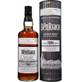 Виски "Benriach" Triple Distilled / Pedro Ximenez Sherry Finish, 16 Years Old, 1998, in tube, 0.7 л