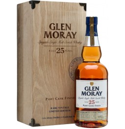 Виски "Glen Moray" 25 Years Old Port Cask Finish, gift box, 0.7 л