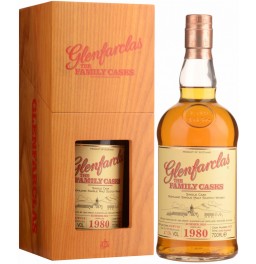 Виски Glenfarclas 1980 "Family Casks" (47%), wooden box, 0.7 л