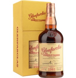 Виски Glenfarclas 1981 "Family Casks" (48,3%), gift box, 0.7 л