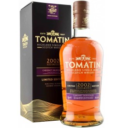 Виски Tomatin, "Limited Edition" Cabernet Sauvignon, 2002, gift box, 0.7 л