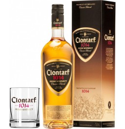 Виски Castle Brands, "Clontarf" Whiskey, gift box with glass, 0.7 л