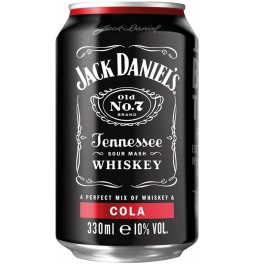 Виски Jack Daniels &amp; Cola, in can, 0.33 л