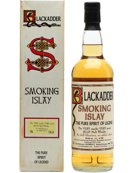 Виски Blackadder, "Smoking Islay", gift box, 0.7 л