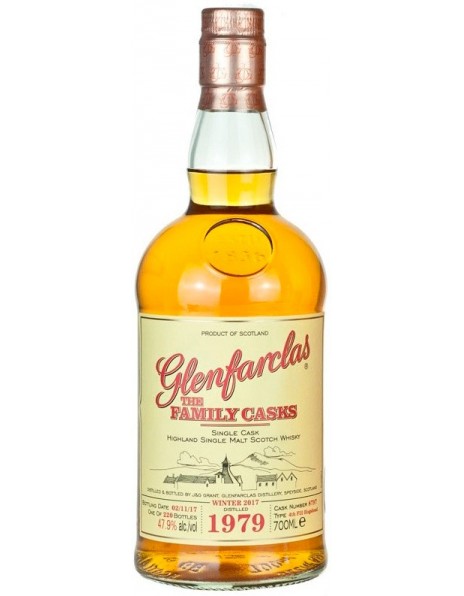 Виски Glenfarclas 1979 "Family Casks" (47,9%), 0.7 л