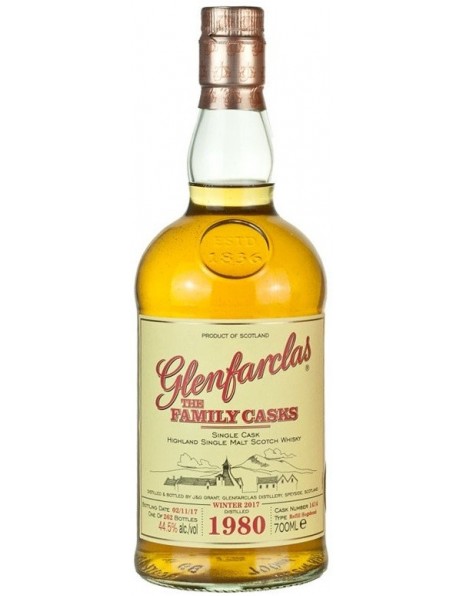 Виски Glenfarclas 1980 "Family Casks" (44,5%), 0.7 л