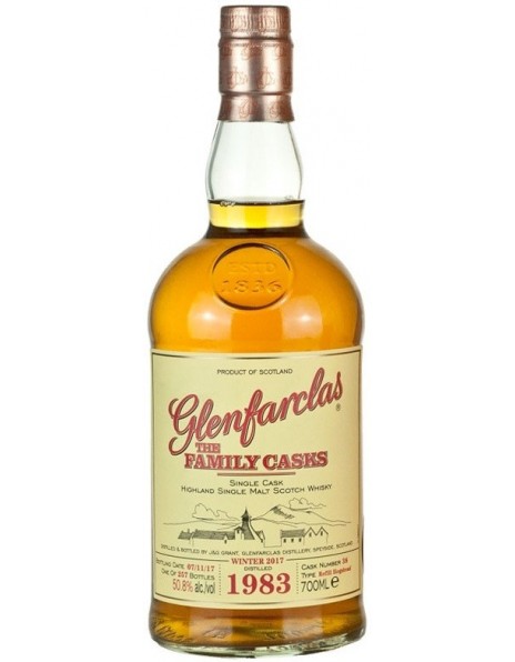 Виски Glenfarclas 1983 "Family Casks" (50,8%), 0.7 л