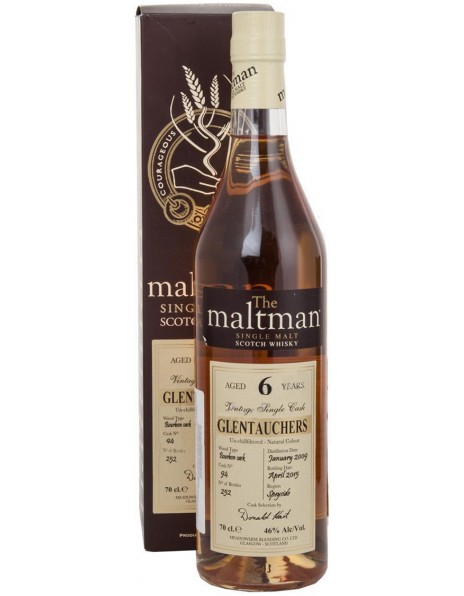 Виски "The Maltman" Glentauchers 6 Years Old, gift box, 0.7 л