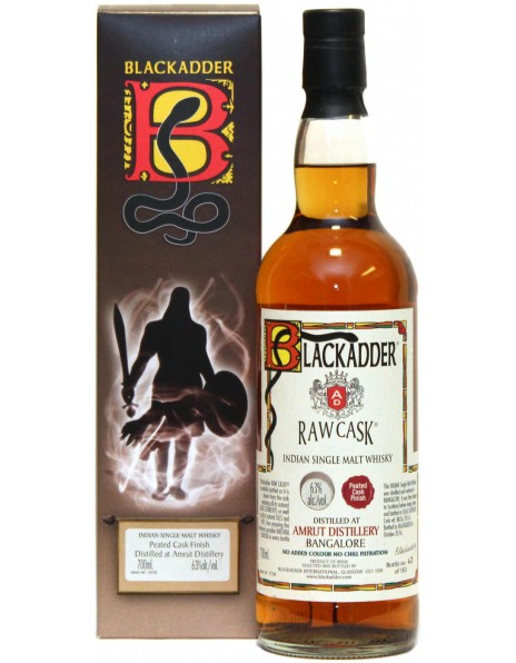 Виски Blackadder, "Raw Cask" Amrut Peated, gift box, 0.7 л