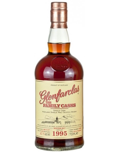 Виски Glenfarclas 1995 "Family Casks" (42,1%), 0.7 л