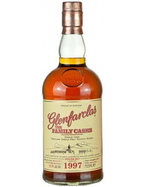 Виски Glenfarclas 1997 "Family Casks" (54,9%), 0.7 л