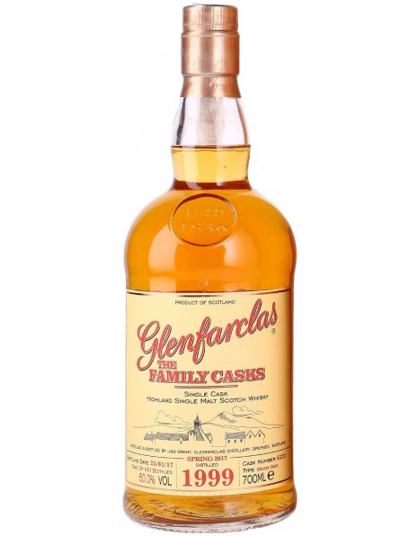 Виски Glenfarclas 1999 "Family Casks" (60%), 0.7 л