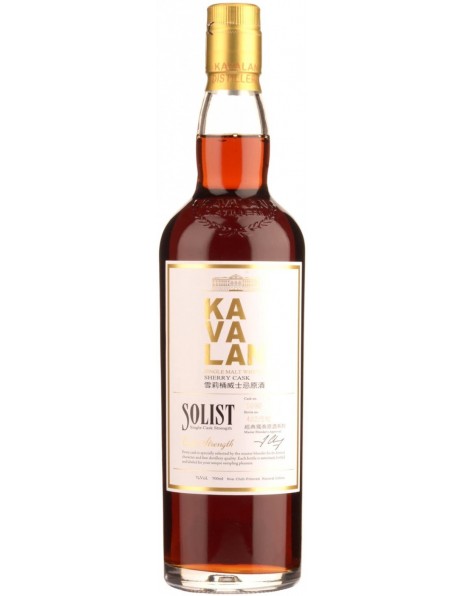 Виски Kavalan, "Solist" Fino Sherry Cask (57,1%), 0.7 л