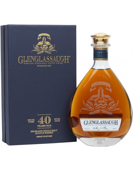 Виски "Glenglassaugh" 40 Years Old, wooden box, 0.7 л