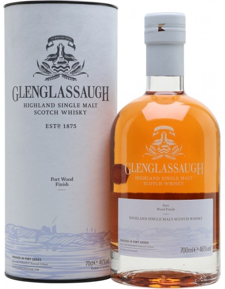 Виски "Glenglassaugh" Port Wood Finish, in tube, 0.7 л