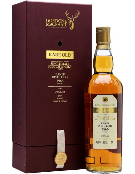 Виски Gordon &amp; MacPhail, "Rare Old" from Banff Distillery, 1966, gift box, 0.7 л